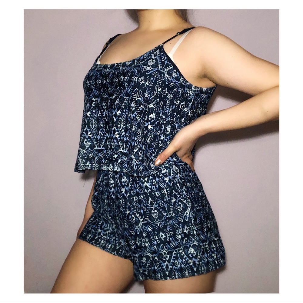 Aeropostale blue romper *worn once*